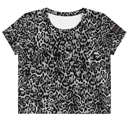 Snow Leopard Crop Tee