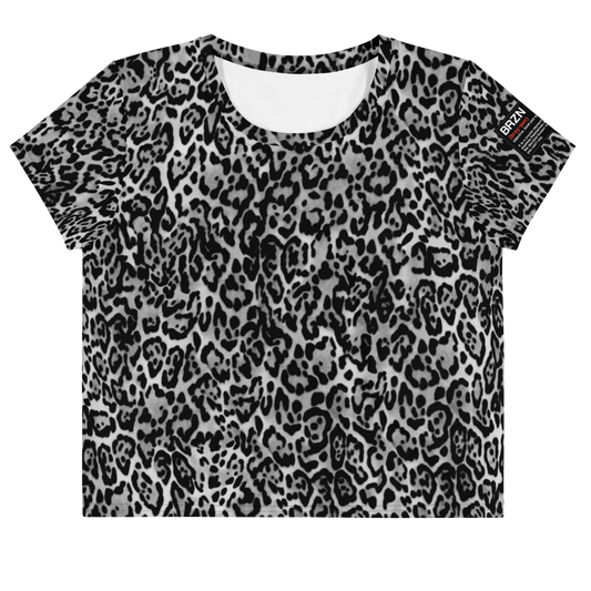 Snow Leopard Crop Tee